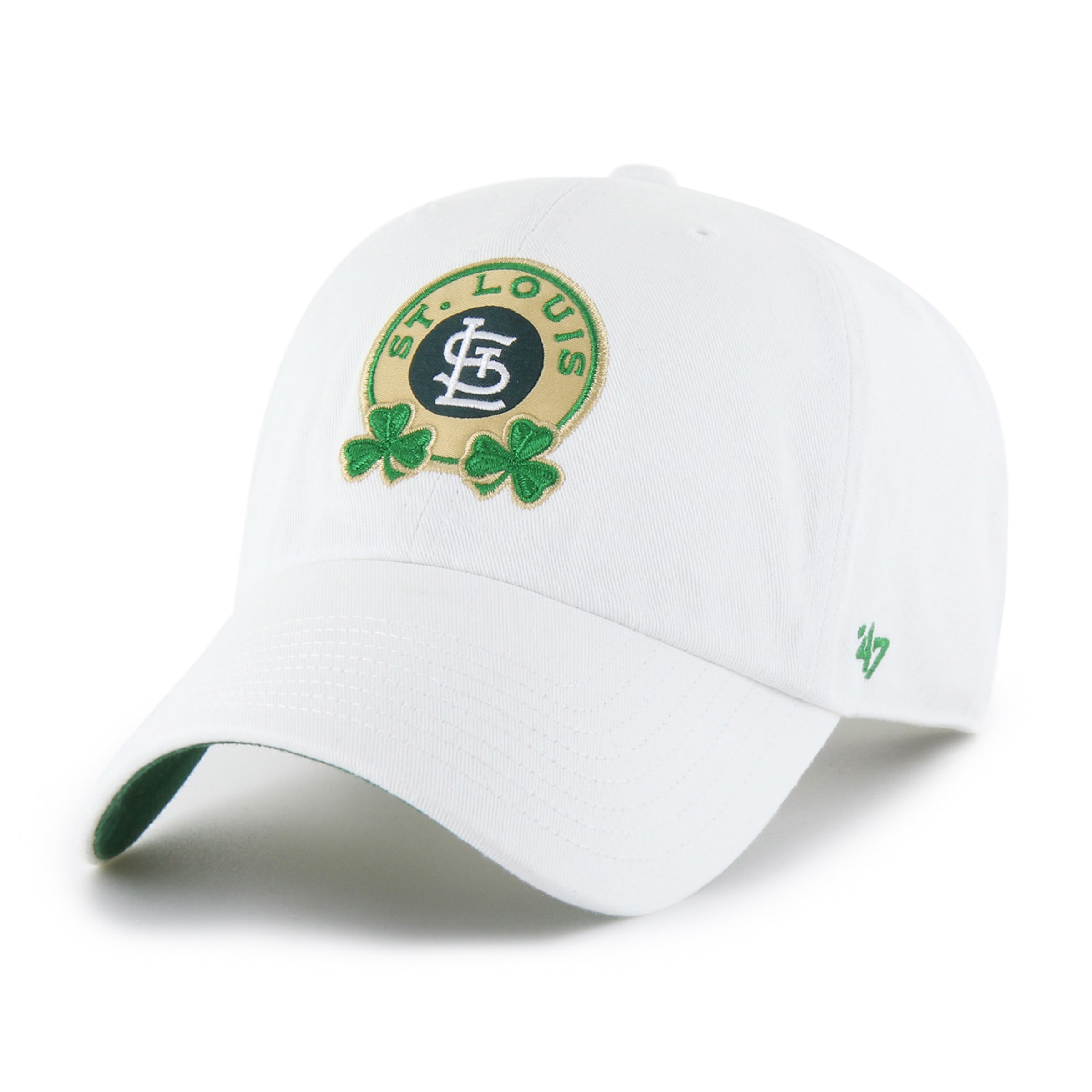 ST. LOUIS CARDINALS ST. PADDY'S DOUBLE SHAMROCK '47 CLEAN UP