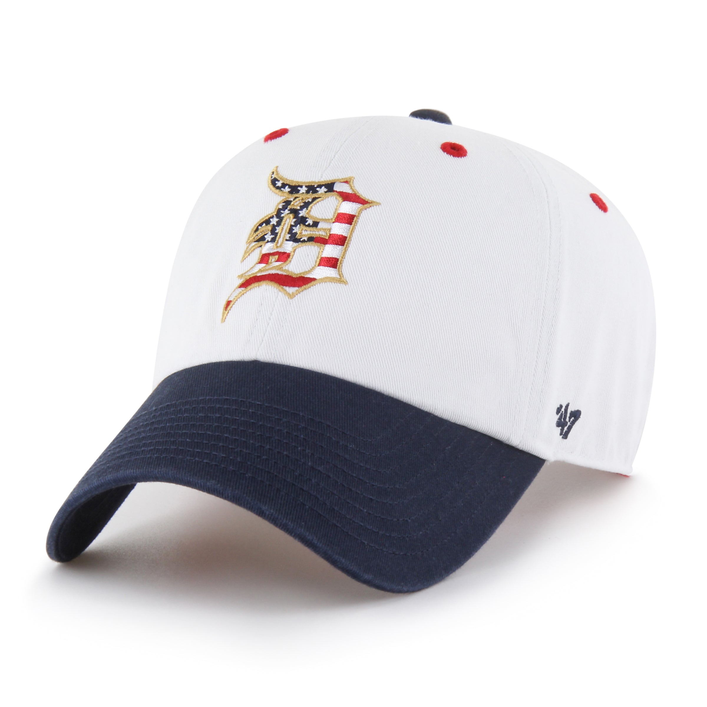DETROIT TIGERS PATRIOTIC FLAG FILL '47 CLEAN UP