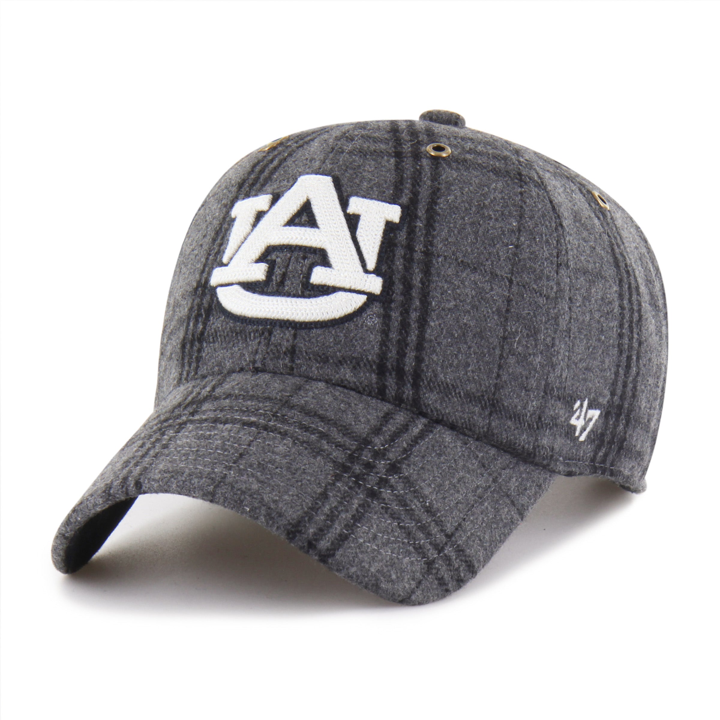AUBURN TIGERS WINDOWPANE PLAID '47 CLEAN UP