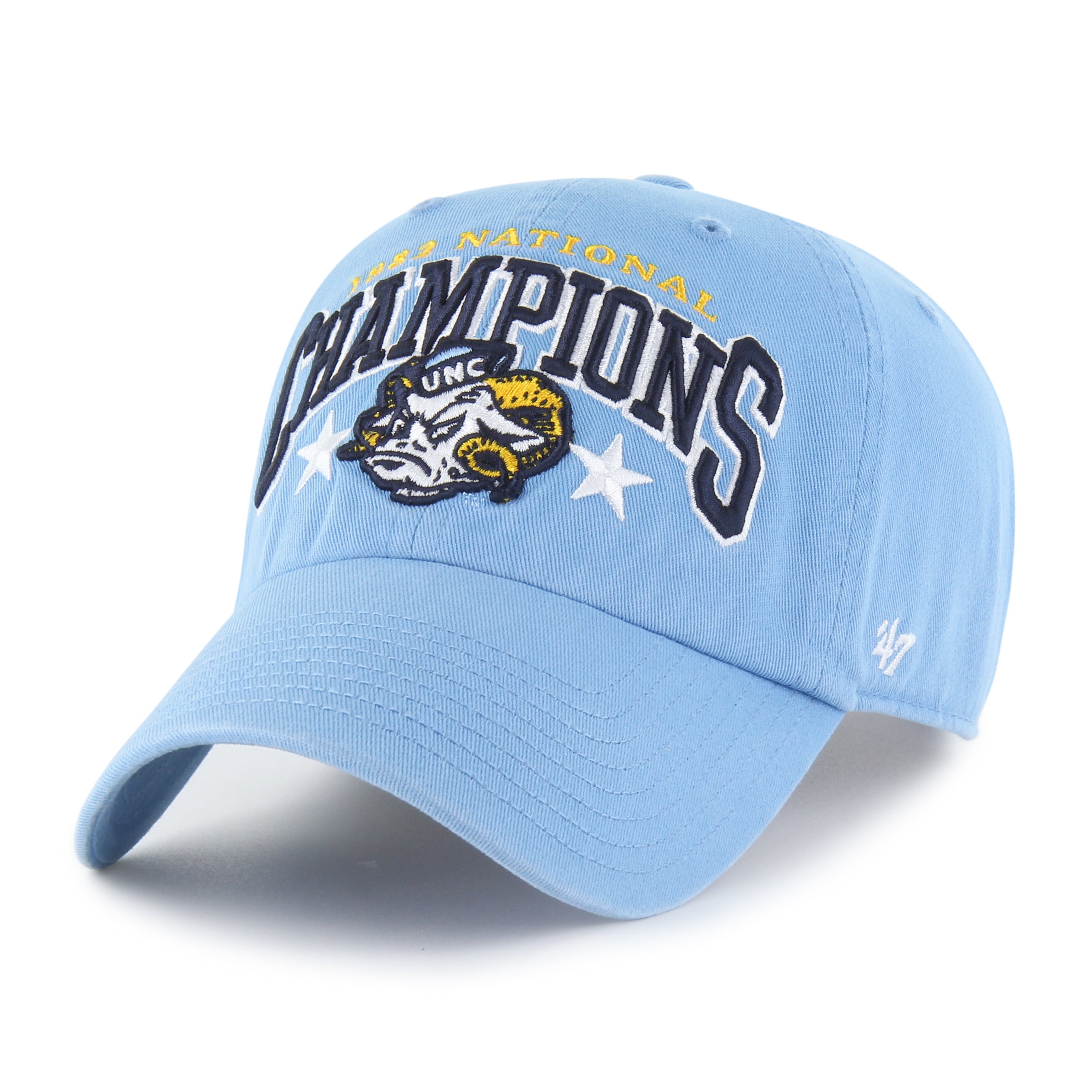 NORTH CAROLINA TAR HEELS UNC TITLE CHAMP '47 CLEAN UP
