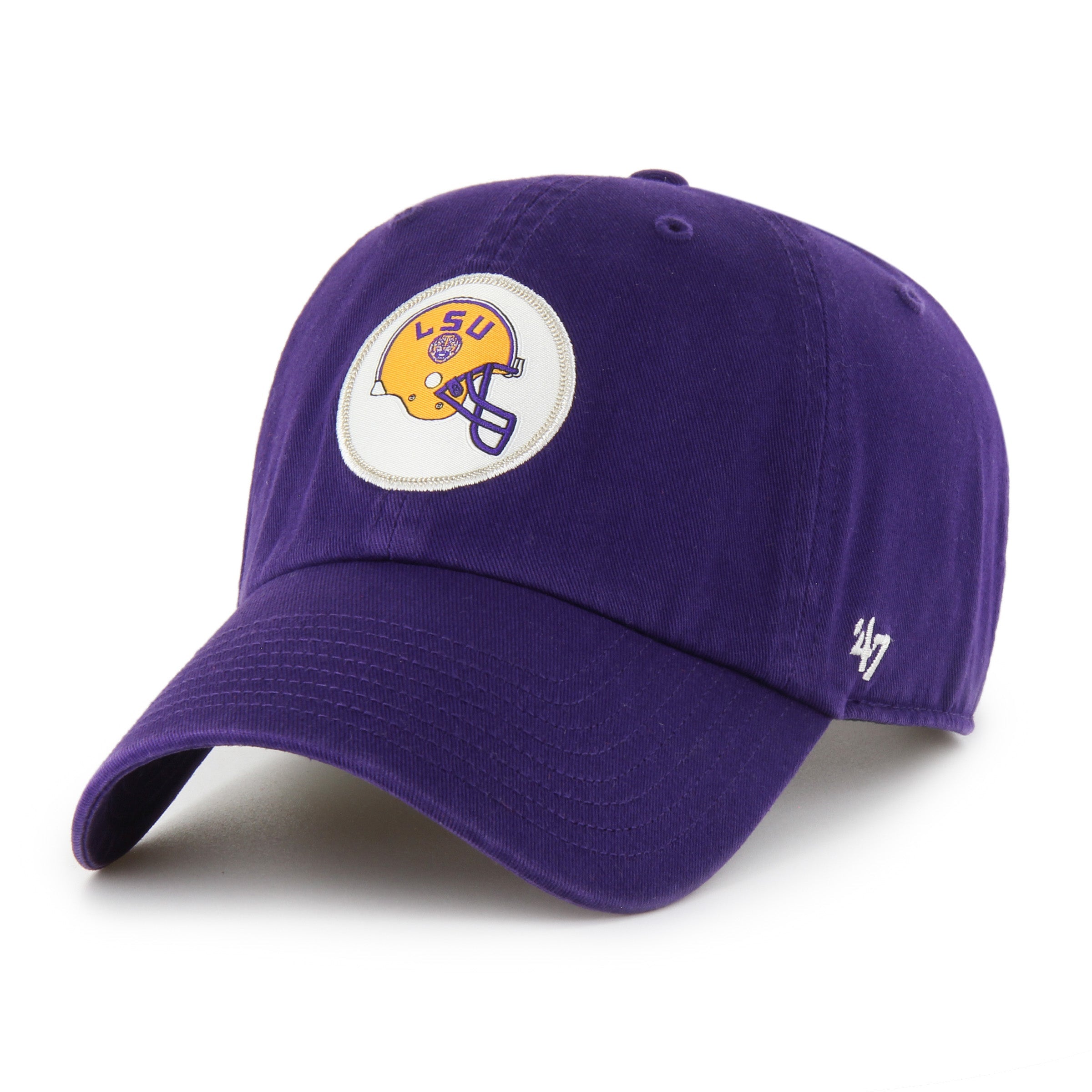 LOUISIANA STATE TIGERS LSU VINTAGE HARD HAT '47 CLEAN UP
