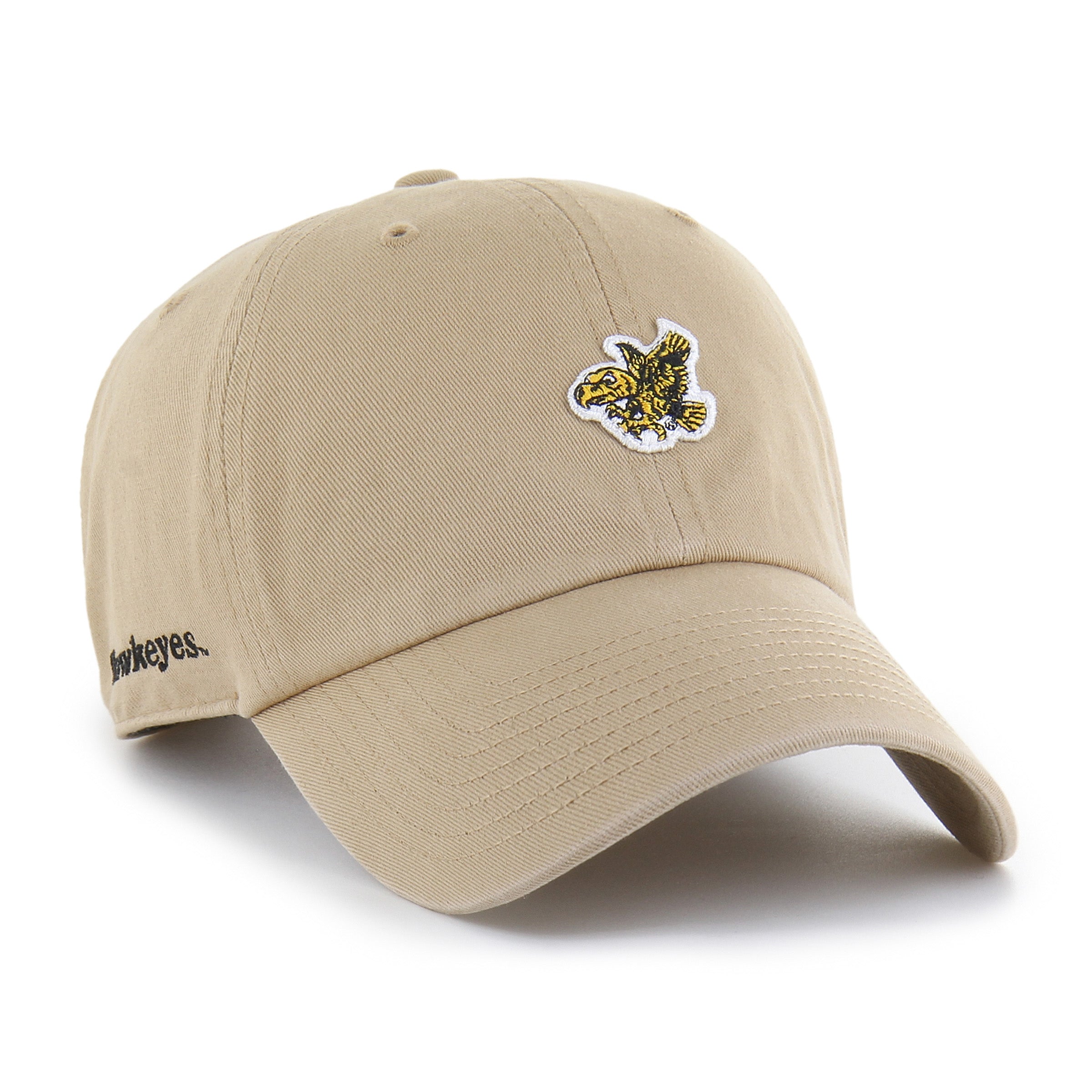 IOWA HAWKEYES VINTAGE MICRO PATCH '47 CLEAN UP