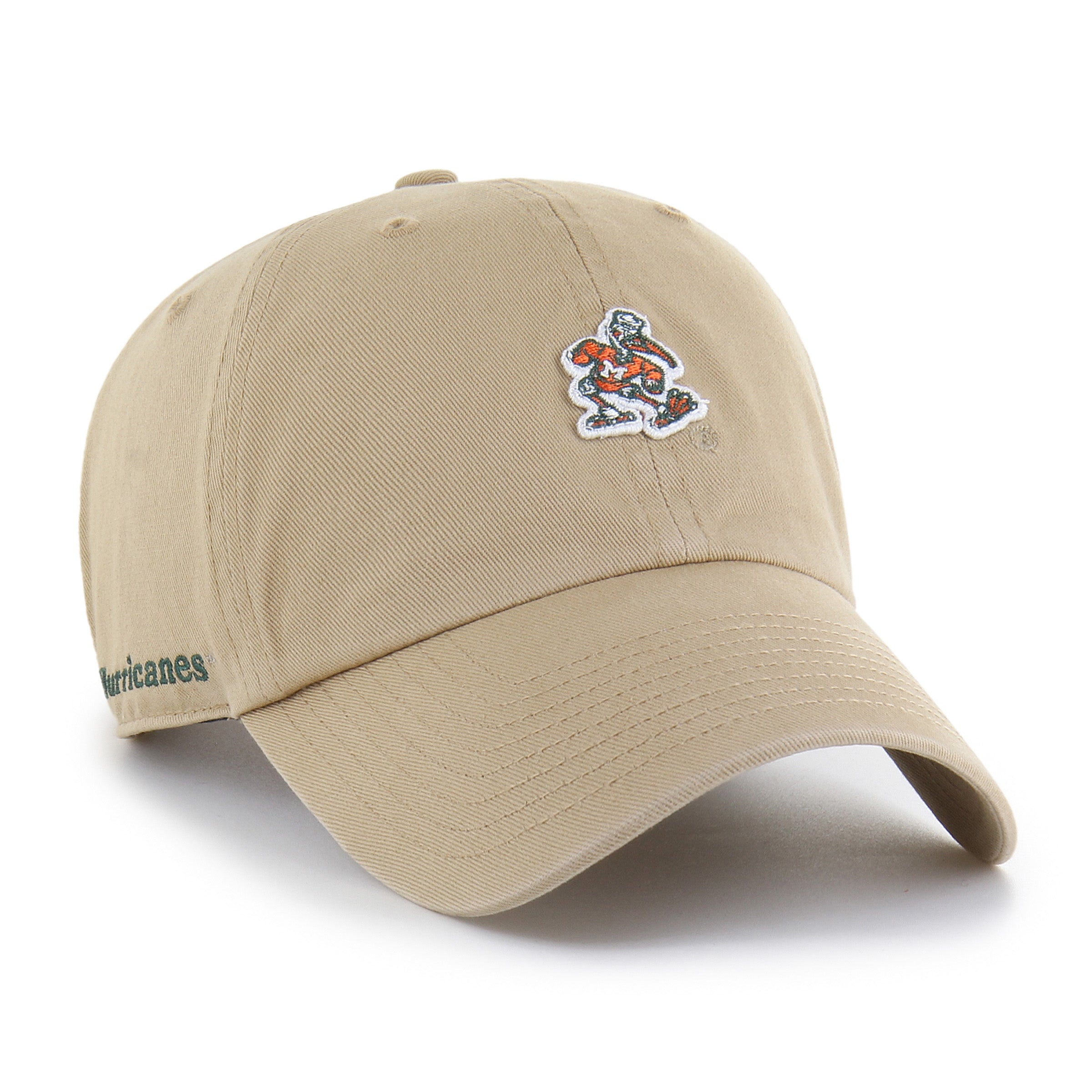 MIAMI HURRICANES VINTAGE MICRO PATCH '47 CLEAN UP