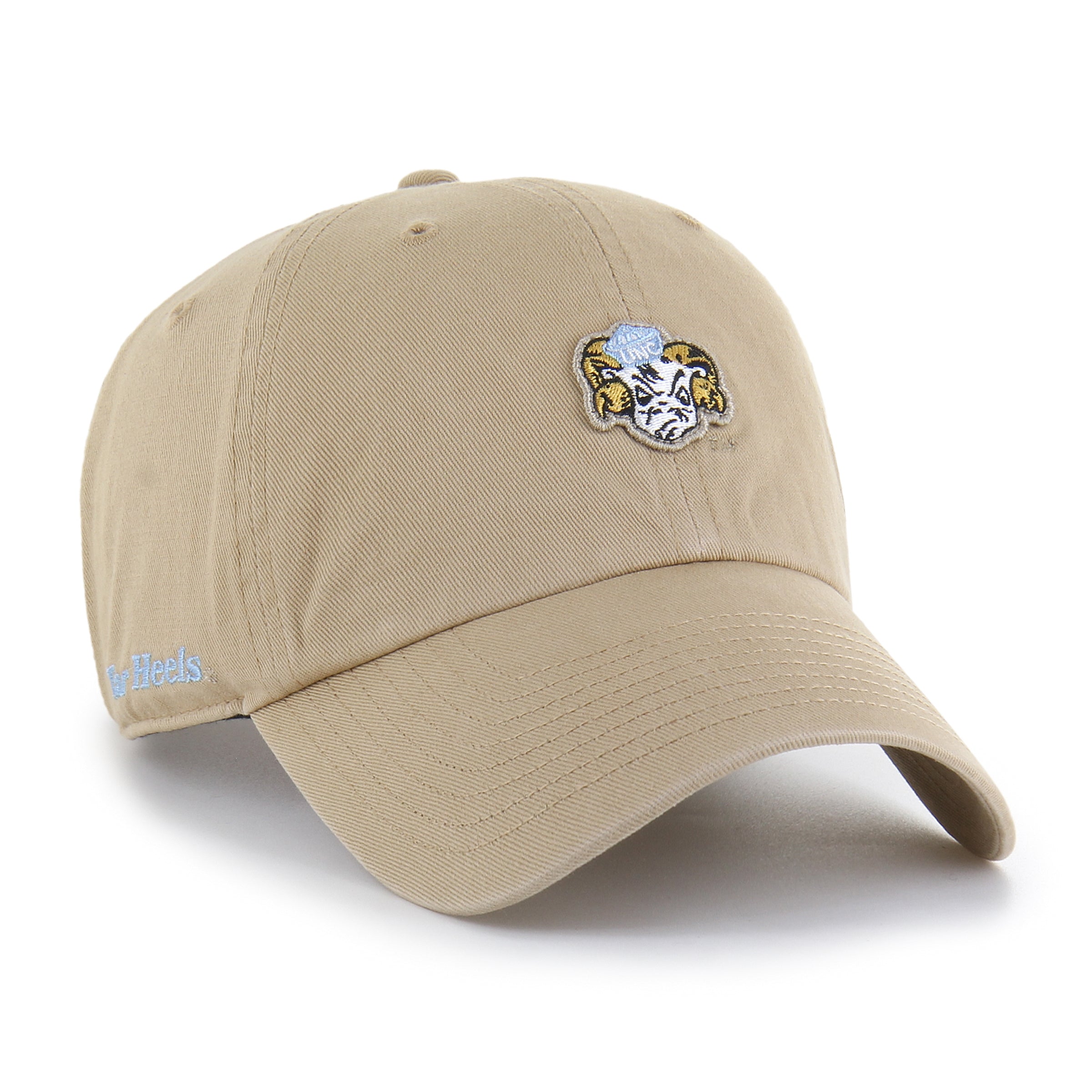 NORTH CAROLINA TAR HEELS UNC VINTAGE MICRO PATCH '47 CLEAN UP