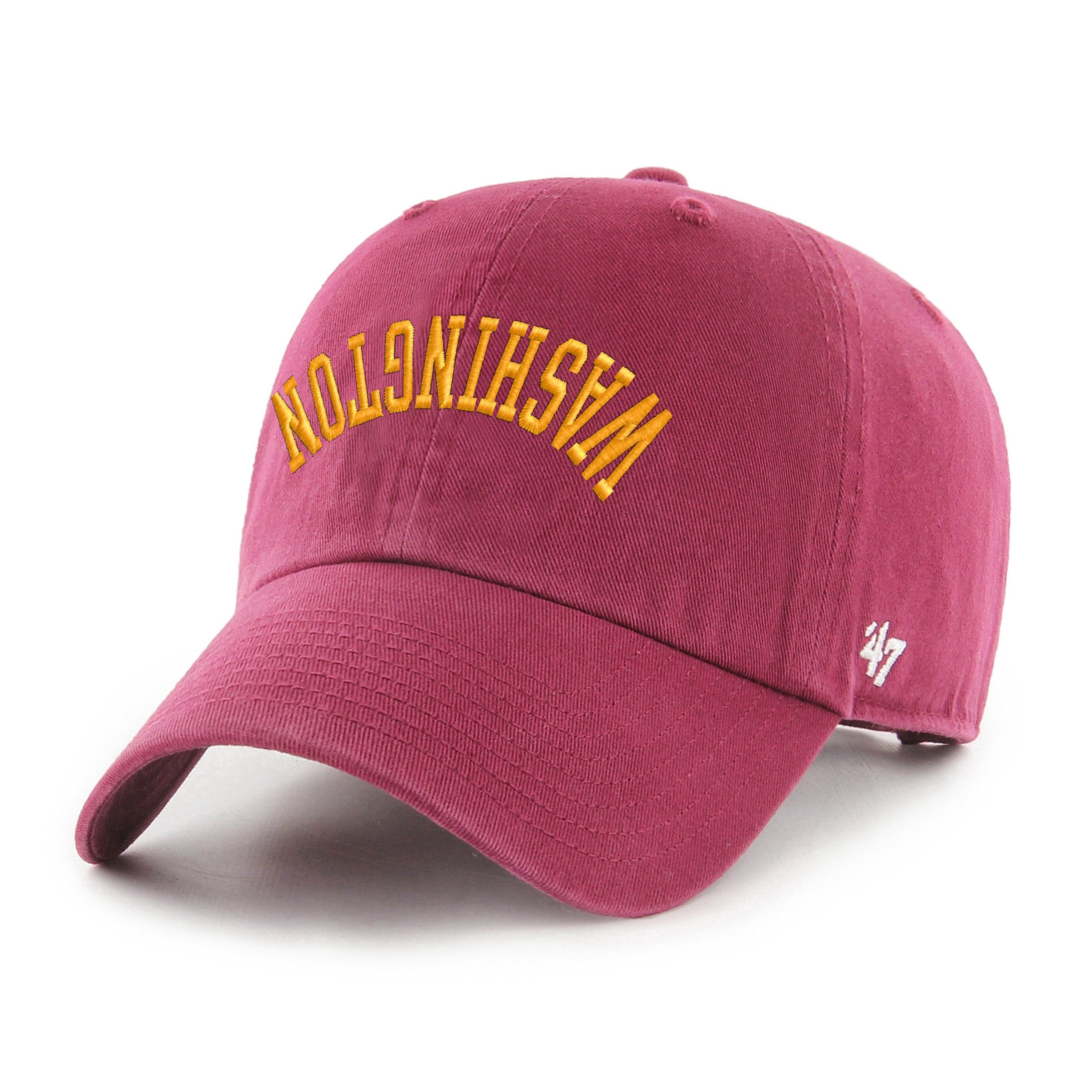 WASHINGTON COMMANDERS UPSIDE DOWN '47 CLEAN UP