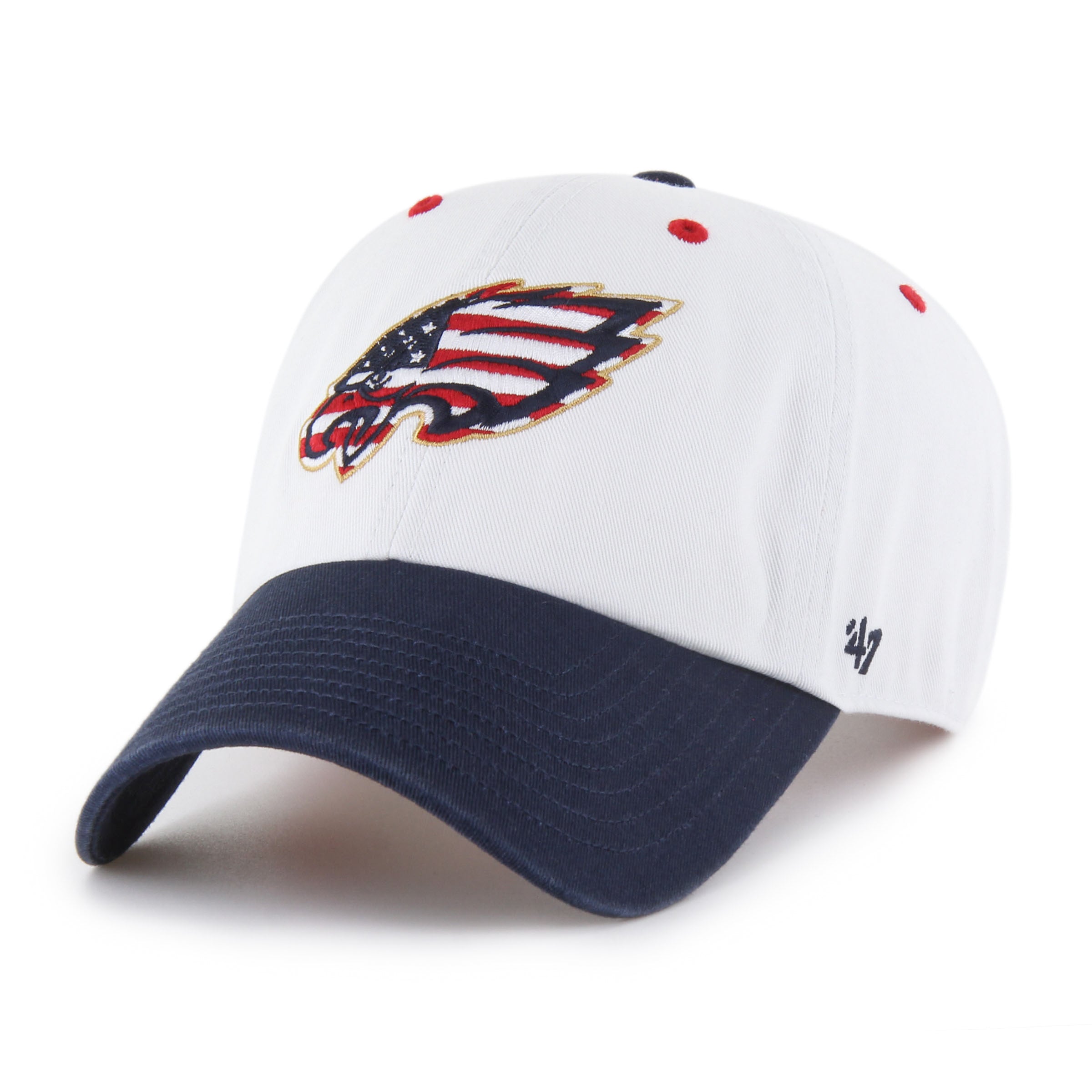 PHILADELPHIA EAGLES PATRIOTIC FLAG FILL '47 CLEAN UP