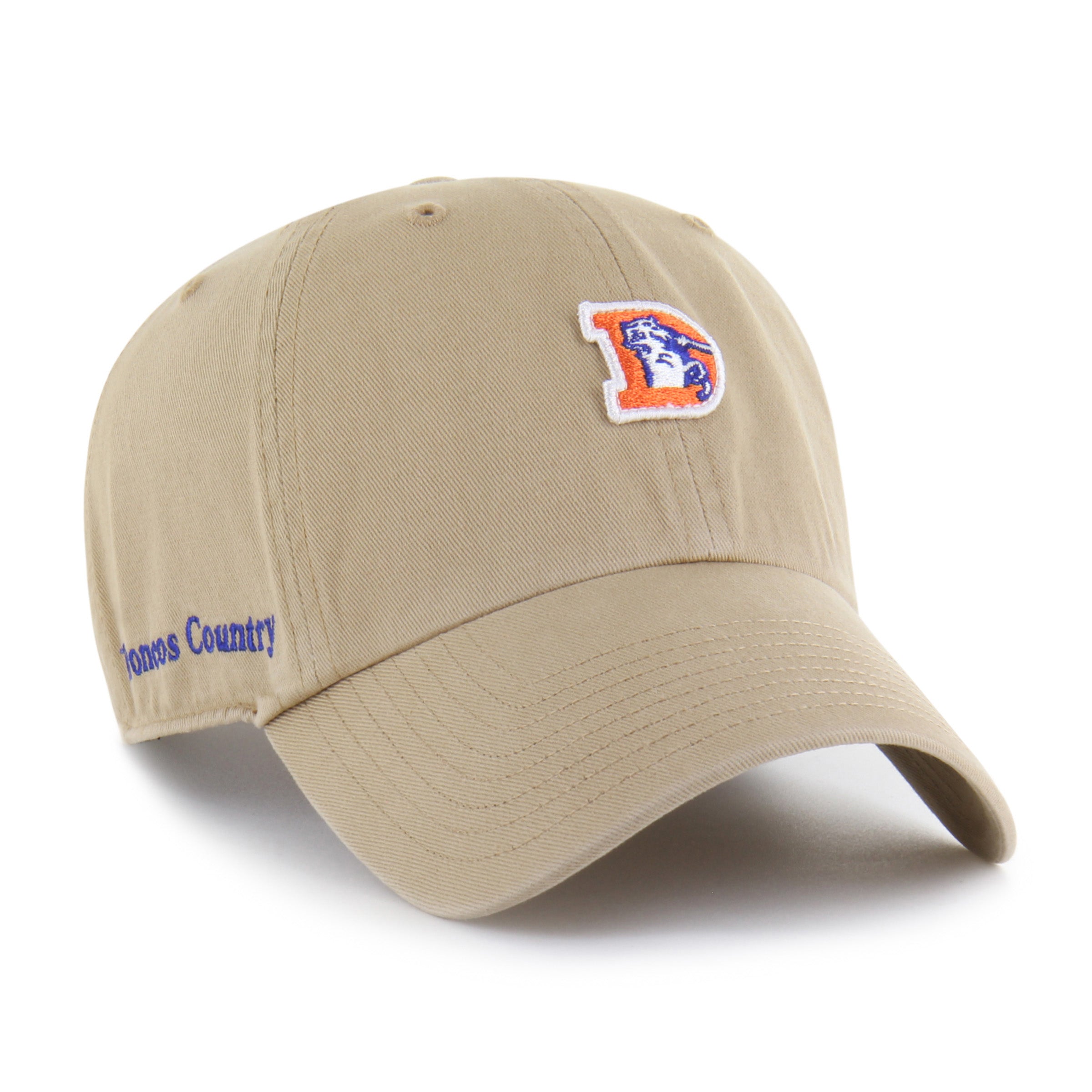 DENVER BRONCOS HISTORIC MICRO PATCH '47 CLEAN UP