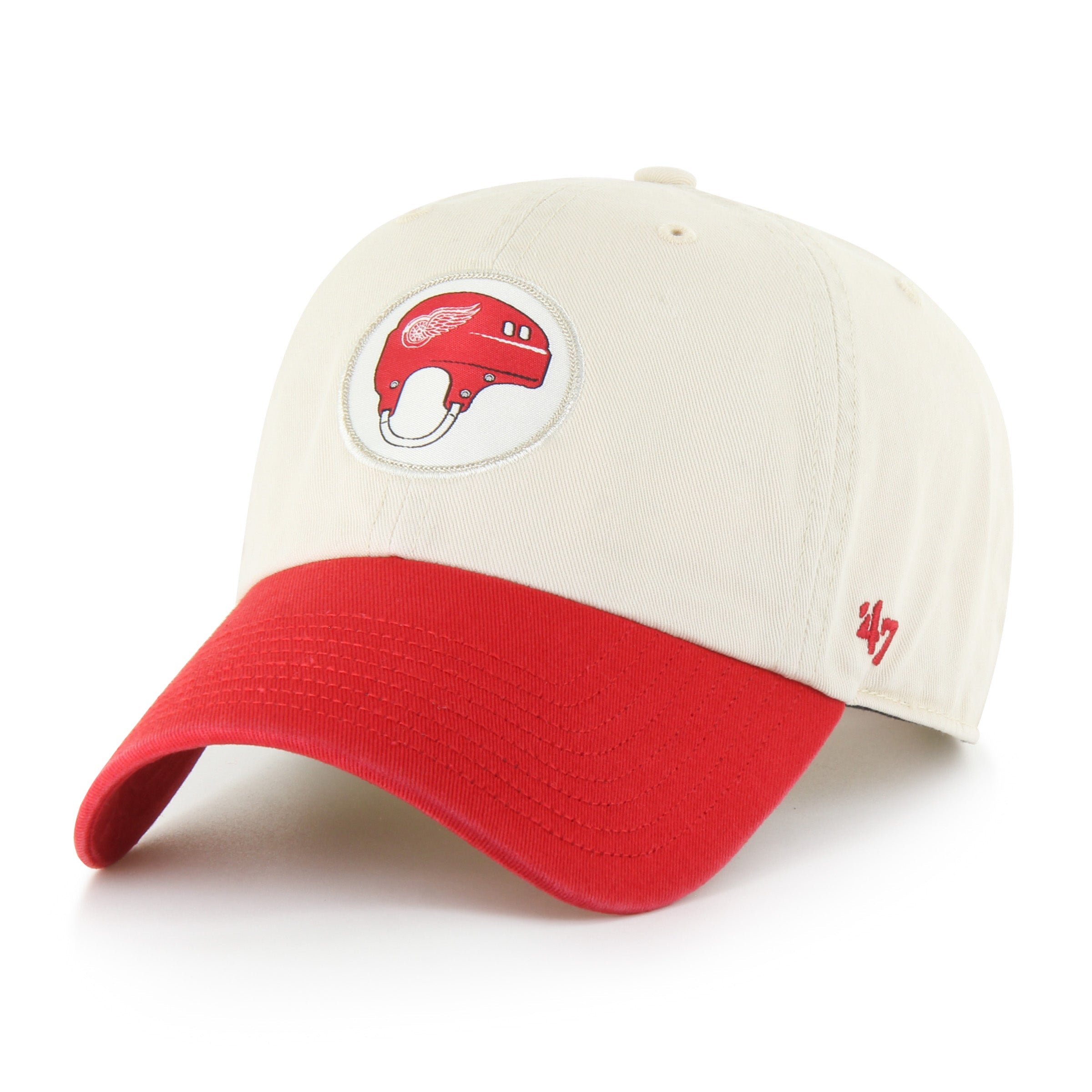 DETROIT RED WINGS HARD HAT TWO TONE '47 CLEAN UP