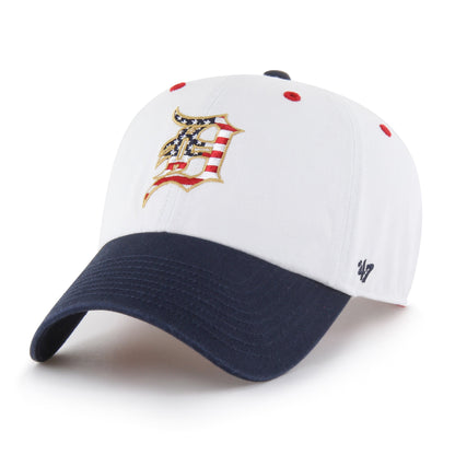 DETROIT TIGERS PATRIOTIC FLAG FILL '47 CLEAN UP