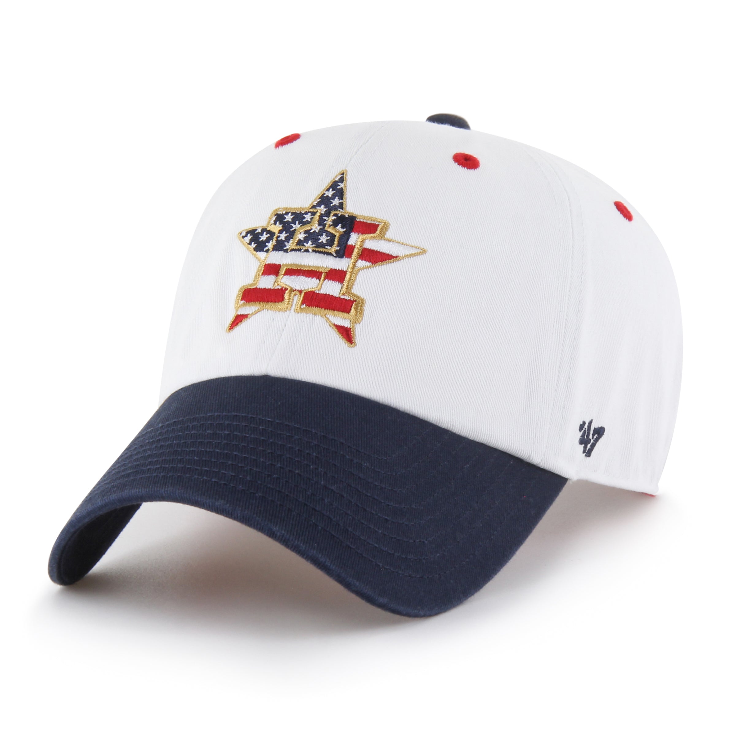 HOUSTON ASTROS PATRIOTIC FLAG FILL '47 CLEAN UP