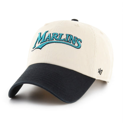 MIAMI MARLINS COOPERSTOWN BALLPARK SCRIPT SHOT '47 CLEAN UP