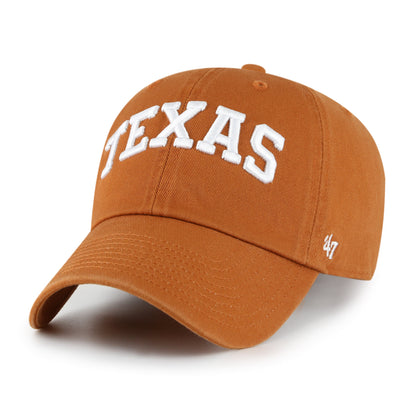 TEXAS LONGHORNS SCRIPT '47 CLEAN UP
