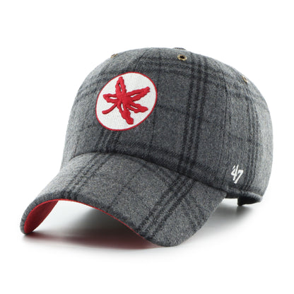 OHIO STATE BUCKEYES WINDOWPANE PLAID '47 CLEAN UP