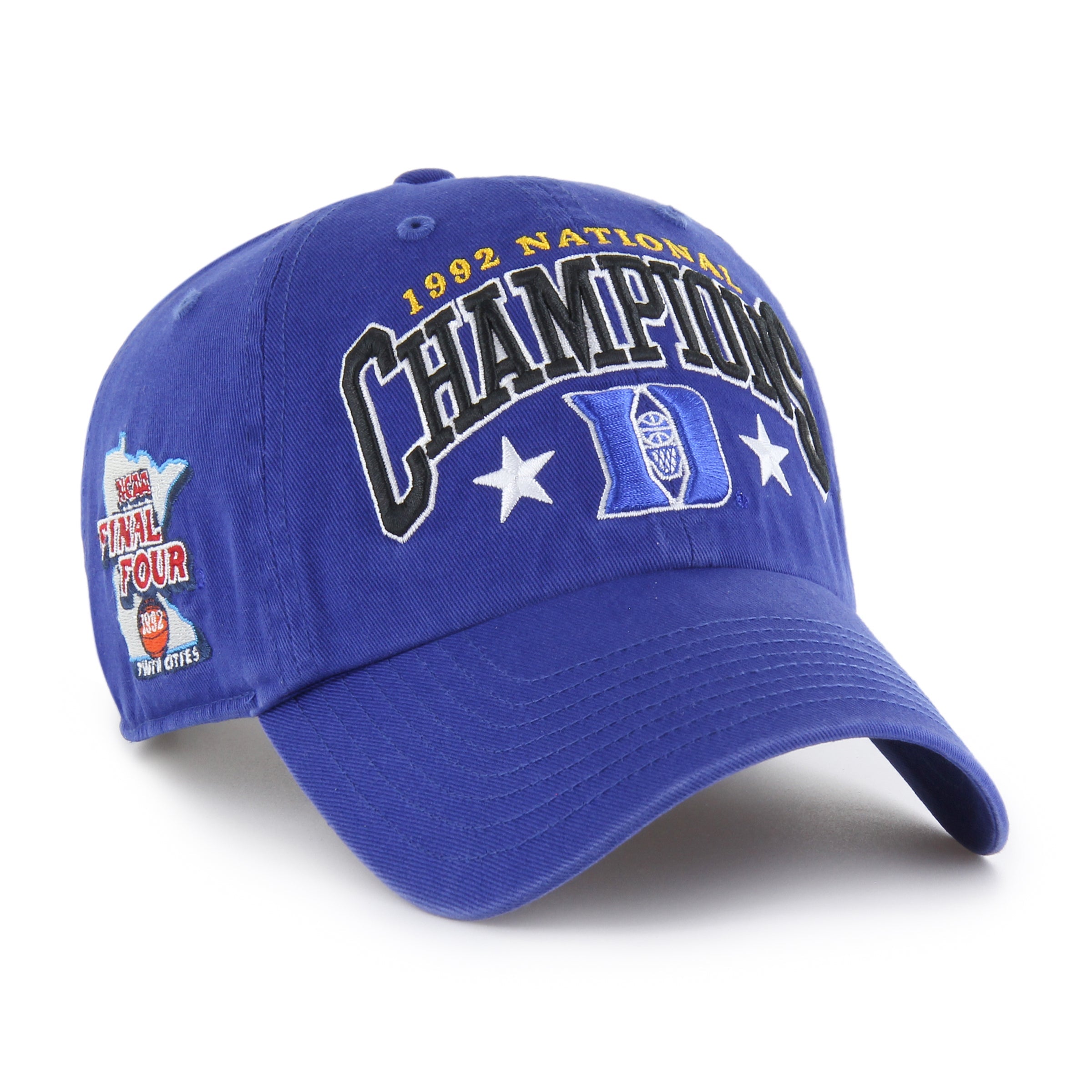 DUKE BLUE DEVILS TITLE CHAMP '47 CLEAN UP
