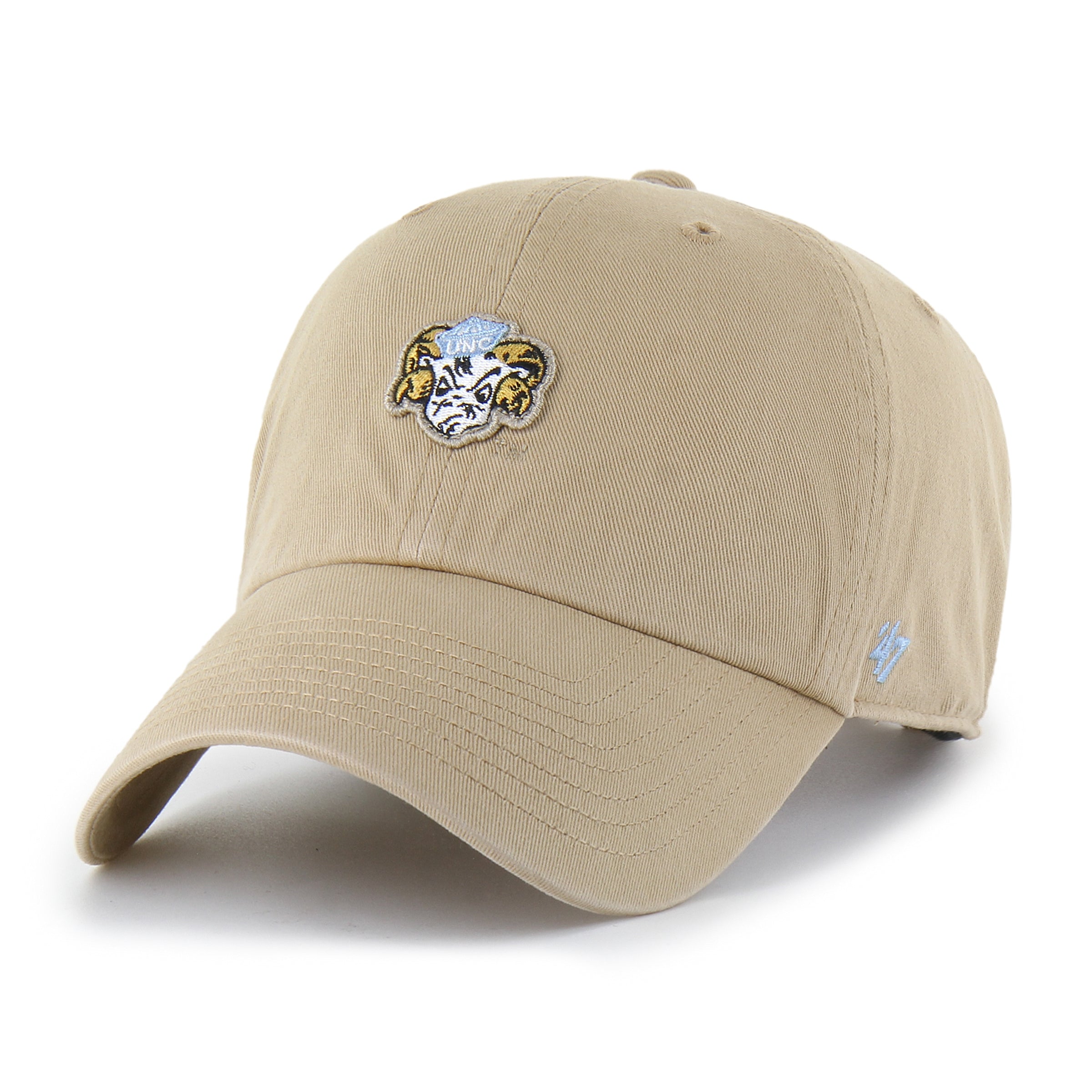 NORTH CAROLINA TAR HEELS UNC VINTAGE MICRO PATCH '47 CLEAN UP