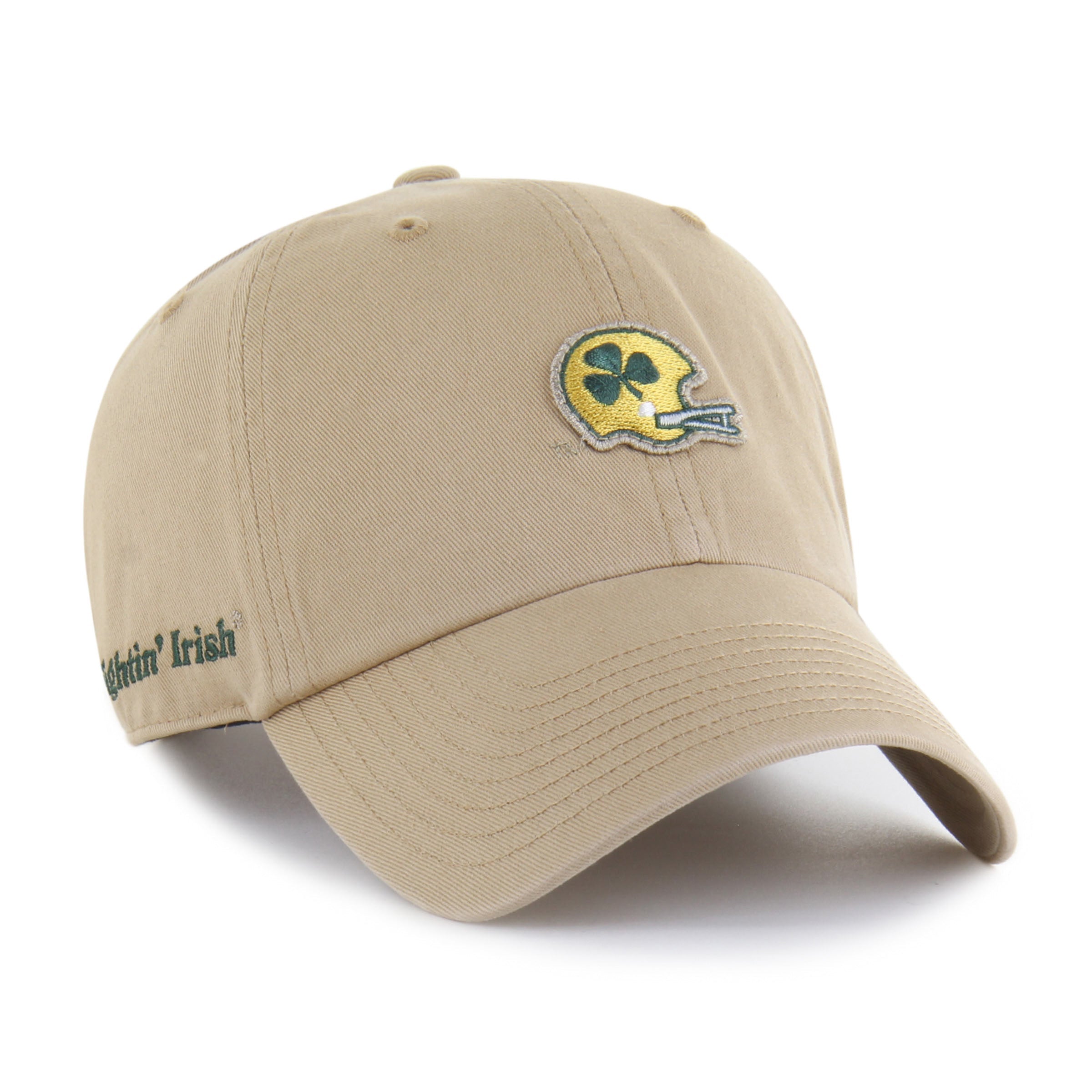 NOTRE DAME FIGHTING IRISH VINTAGE MICRO PATCH '47 CLEAN UP