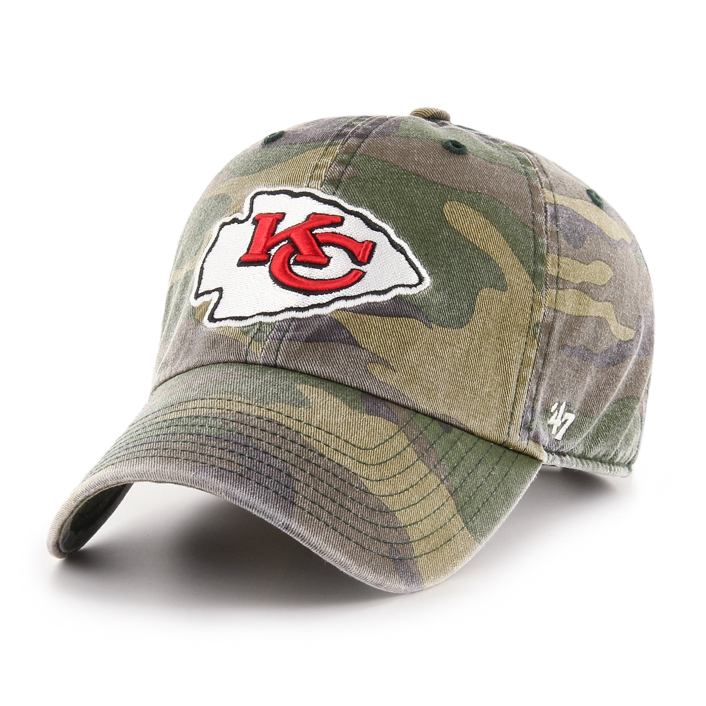 KANSAS CITY CHIEFS CAMO '47 CLEAN UP