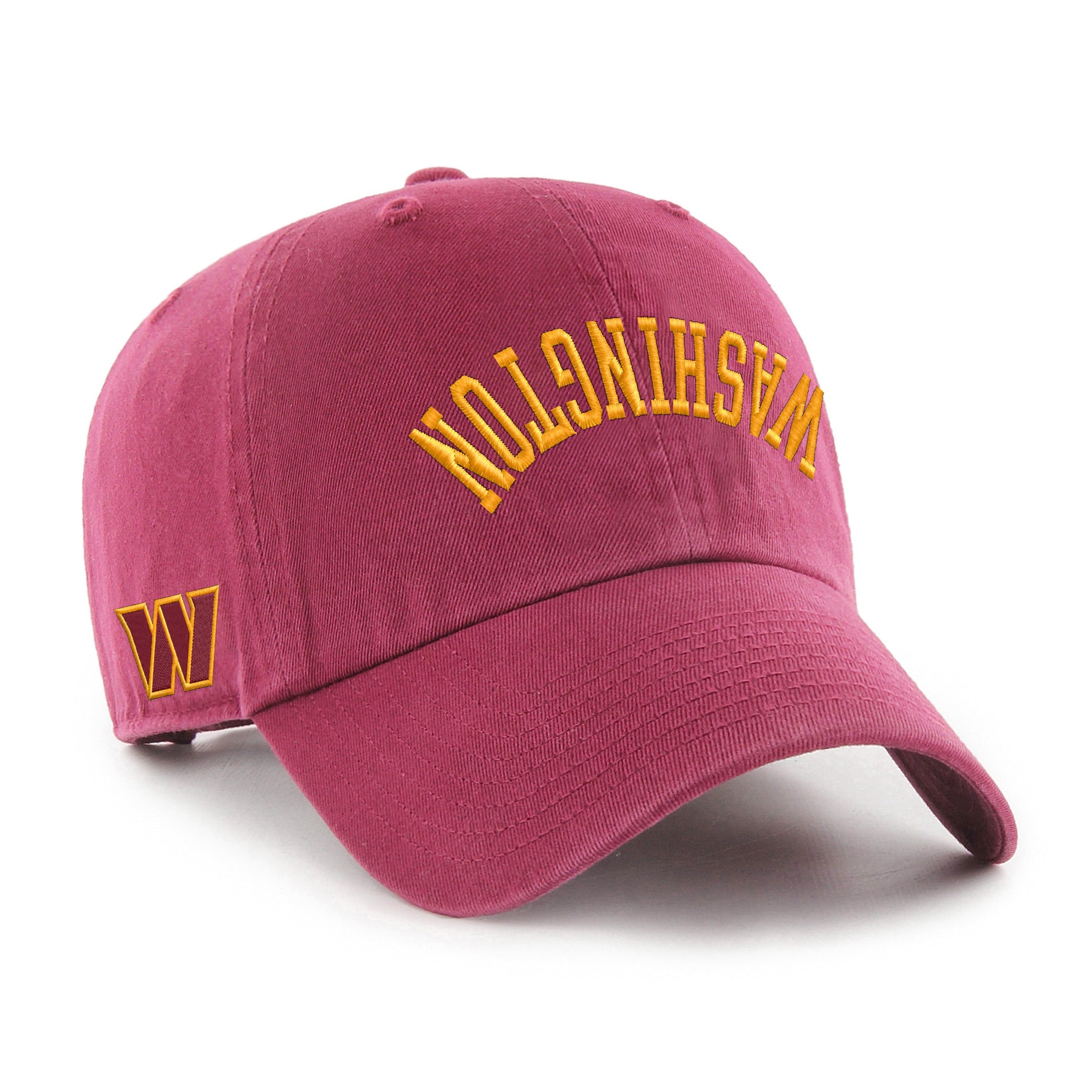 WASHINGTON COMMANDERS UPSIDE DOWN '47 CLEAN UP