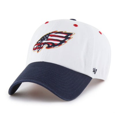 PHILADELPHIA EAGLES PATRIOTIC FLAG FILL '47 CLEAN UP