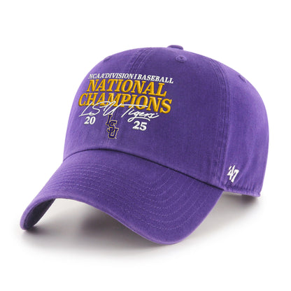 LOUISIANA STATE TIGERS LSU COLLEGE WORLD SERIES CHAMPS '47 CLEAN UP